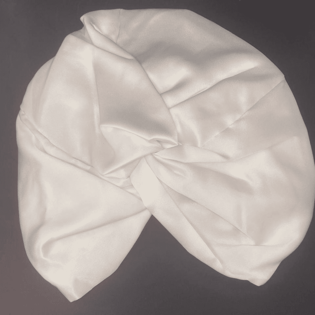 bonnet en soie de mûrier blanc avant