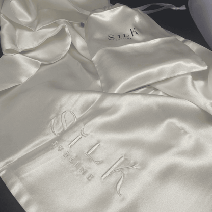 taie d'oreiller en soie de mûrier blanc 